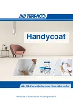 Handycoat Akrilik Esaslı Kullanıma Hazır Macunlar